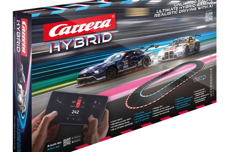Carrera HYBRID - HyperDrive Fury - BMW M4 GT3 No.99 vs. Ford Mustang No.64 - AI Gaming Race Track 4.09 m - Car50050007 11 - CAR50050007