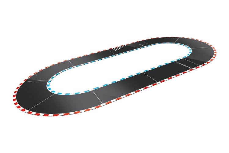 Carrera HYBRID - HyperDrive Fury - BMW M4 GT3 No.99 vs. Ford Mustang No.64 - AI Gaming Race Track 4.09 m - Car50050007 2 - CAR50050007