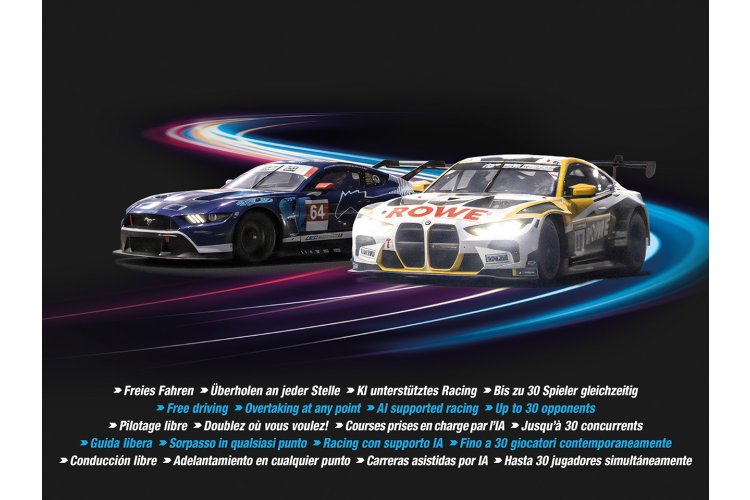 Carrera HYBRID - HyperDrive Fury - BMW M4 GT3 No.99 vs. Ford Mustang No.64 - AI Gaming Race Track 4.09 m - Car50050007 4 - CAR50050007
