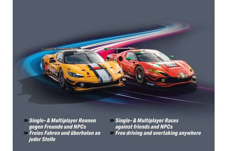 Carrera HYBRID - Speedcore Challenge - Ferrari 296 GT3 AF Corse No.21 & Evo Launch 2025 - AI Gaming Race Track 6.09 m - Car50050008 4 - CAR50050008
