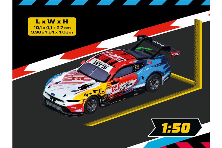 1:50 Carrera HYBRID - Ford Mustang GT3 Champion Spirit No.64 - Car50051018 2 - CAR50051018