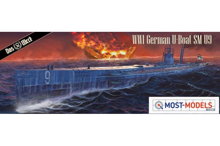 1:72 Das Werk 72001 German WWI Petroleum-Electric U-Boat SM U-9 - Das werk 72001 uboat sm u9 1 - DW72001