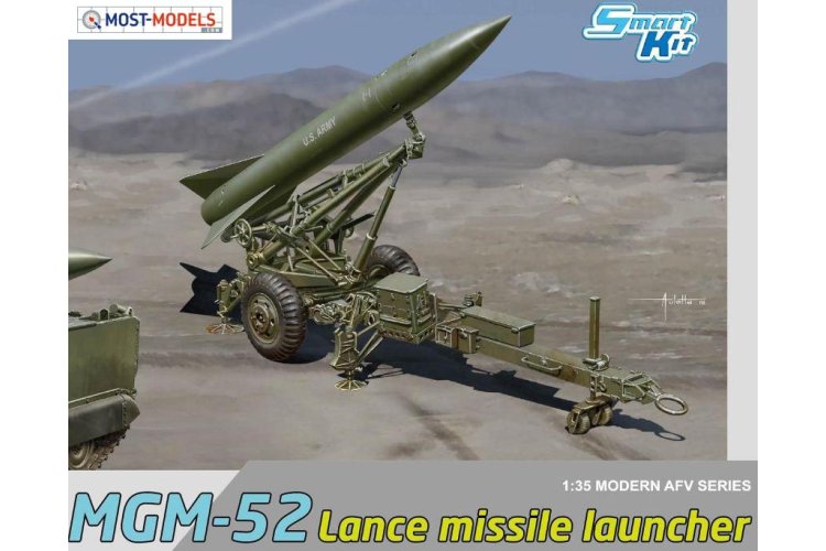 1:35 Dragon 3600 MGM-52 Lance missile with launcher - Dra3600 1 - DRG3600