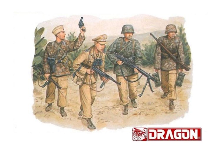 1:35 Dragon 6036 Hermann Goering Division Tunisia 1943 - Figures - Dra6036 1 - DRG6036