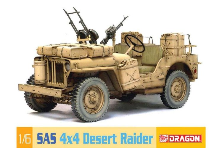 1:6 Dragon 75038 SAS 4X4 Desert Raider - Dra75038 00 1 - DRG75038