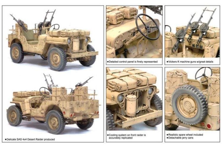 1:6 Dragon 75038 SAS 4X4 Desert Raider - Dra75038 01 - DRG75038