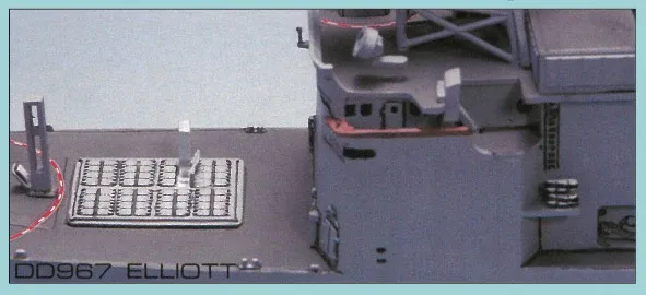 thumbnail image 2 of 1/350 Scale US Navy Spruance-Class Destroyer Ticonderoga Model Kit - Water Slide Decals By TWPUZZ (Expert Level) 2 of 3