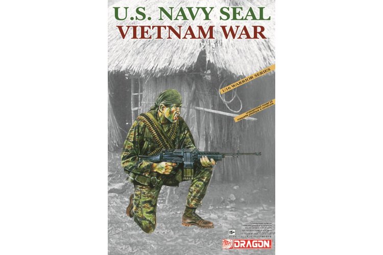 1:16 Dragon 1607 U.S. Navy Seal - Vietnamoorlog - Amerikaanse Soldaat - Figuur - Drg1607 1 - DRG1607