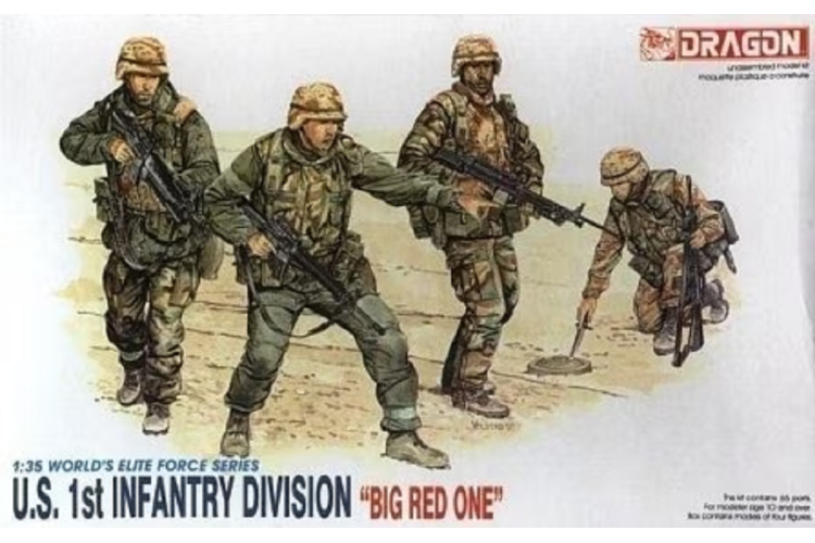 1:35 Dragon 3015 U.S. 1st Infantry Division - Big Red One - Worlds Elite Force Series - Drg3015 1 - DRG3015