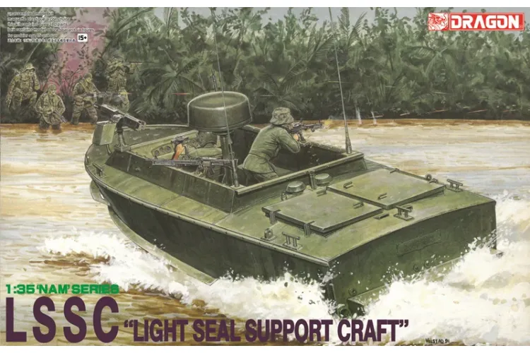 1:35 Dragon 3301 LSSC "Light SEAL Support Craft" - 'Nam Series - with 6 Figures - Drg3301 1 - DRG3301