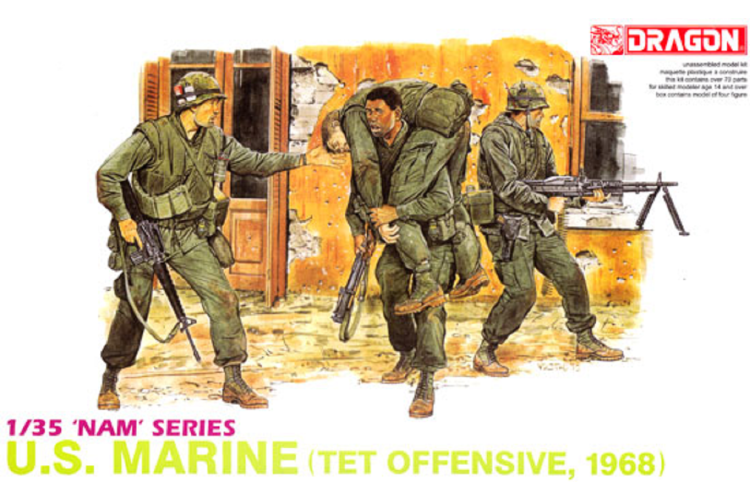 1:35 Dragon 3305 U.S. MARINE Tet Offensive 1968 - Nam Series - Drg3305 1 - DRG3305