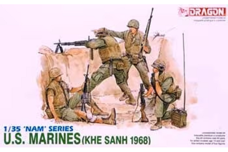 1:35 Dragon 3307 U.S. Marines Khe Sanh 1968 - Nam Series - Drg3307 1 - DRG3307