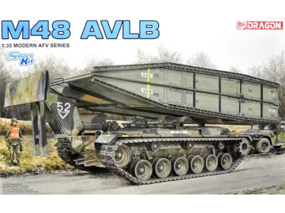 1:35 Dragon 3606 M48 AVLB Bruckenleger - Armored Vehicle - Drg3606 - DRG3606