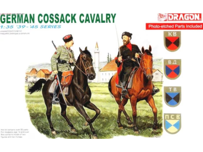 1:35 Dragon 6065 German Cossack Cavalry with PE Parts - Drg6065 - DRG6065