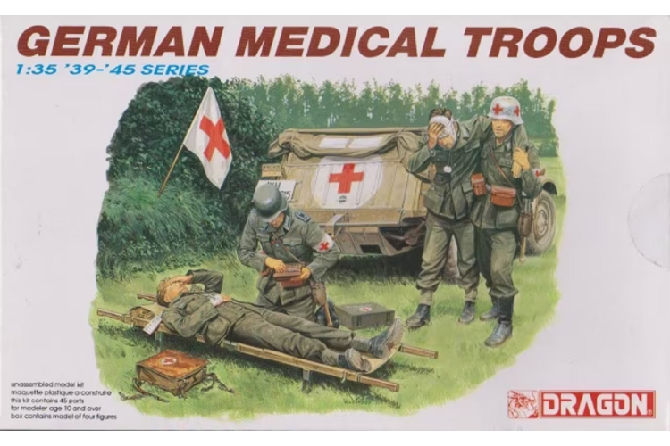 1:35 Dragon 6074 German Medical Troops - Figures - Drg6074 1 - DRG6074