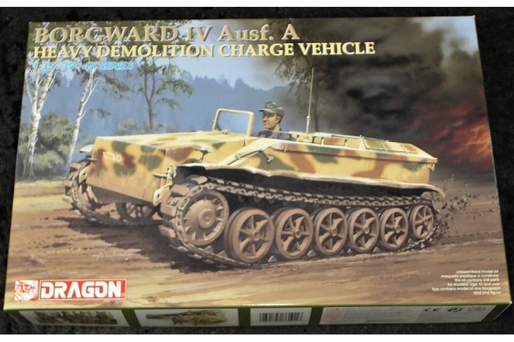 1:35 Dragon 6101 Borgward IV Ausf. A - Heavy Demolition Charge Vehicle - Drg6101 - DRG6101
