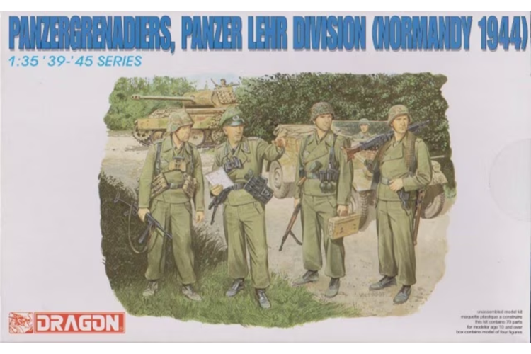 1:35 Dragon 6111 Panzergrenadiers - Panzer Lehr Division - Normandy 1944 - Figuren - Drg6111 - DRG6111