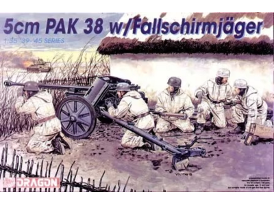 1:35 Dragon 6118 5cm PAK 38  w/Fallschirmjager - Drg6118 - DRG6118