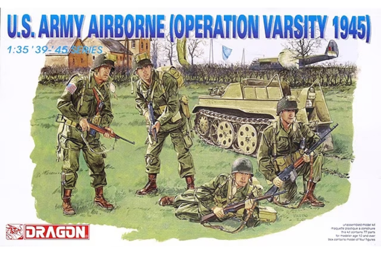 1:35 Dragon 6148 U.S. Army Airborne - Operation Varsity 1945 - Drg6148 1 - DRG6148