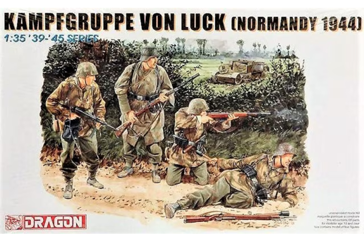 1:35 Dragon 6155 Kampfgruppe von Luck - Normandy 1944 - Figures - Drg6155 - DRG6155
