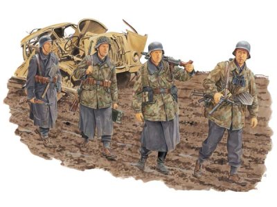 1:35 Dragon 6158 German Infantry HG Division Anzio 1944 WWII - 4 Figures - Drg6158 1 - DRG6158