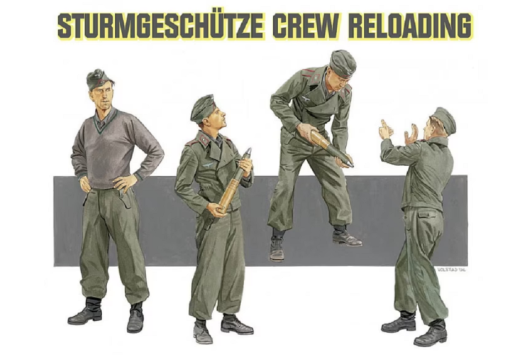1:35 Dragon 6192 Sturmgeschutze Crew Reloading - Russia 1941 - Drg6192 1 - DRG6192