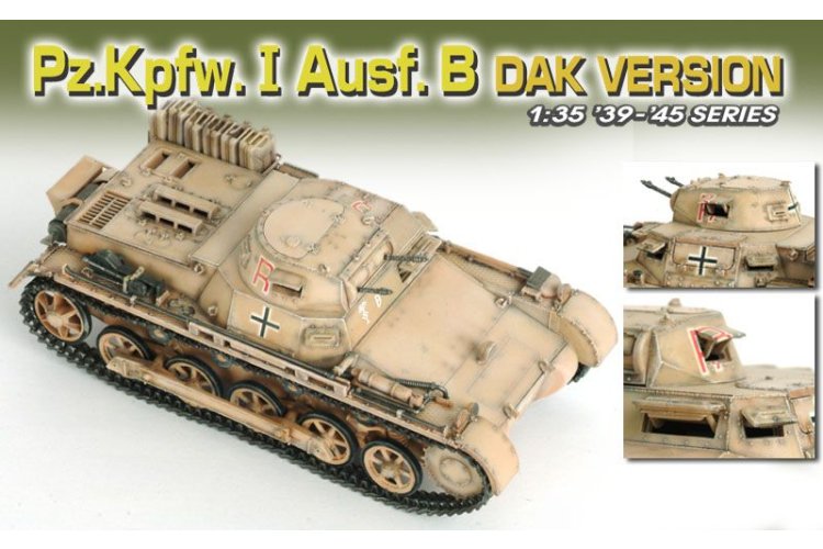 1:35 Dragon 6207 Panzerkampfwagen I - Pz.Kpfw. I Ausf. B - DAK Version - Tank - Drg6207 2a - DRG6207