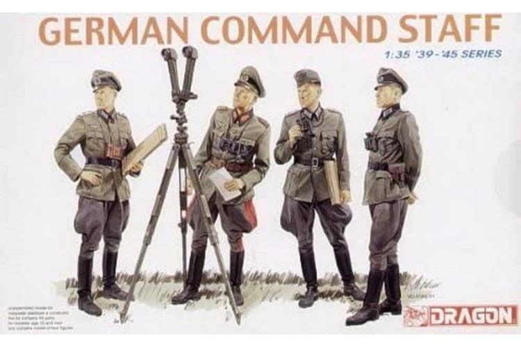1:35 Dragon 6213 German Command Staff - Figures - Drg6213 1 - DRG6213