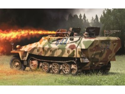 1:35 Dragon 6219 Sd.Kfz.251/16 Ausf.D Flammpanzerwagen WWII - German Flamethrower Half-Track - Drg6219 1 - DRG6219