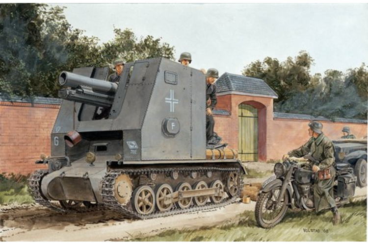 1:35 Dragon 6259 German Bison WWII - 15cm s.IG.33 (Sf) auf Pz.Kpfw.I Ausf.B - Drg6259 1 - DRG6259