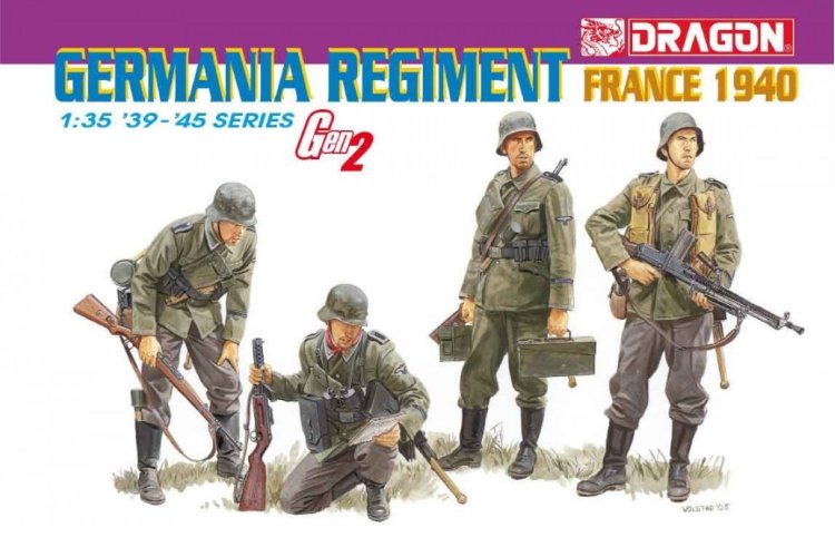 1:35 Dragon 6281 Germania Regiment - France 1940 - Drg6281 1 - DRG6281