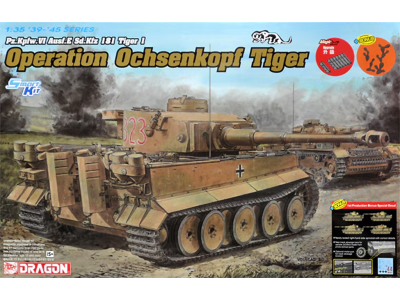 1:35 Dragon 6328 Pz.Kpfw. VI Ausf.E Sd.Kfz.181 Tiger I "Operation Ochsenkopf Tiger" - Drg6328 - DRG6328