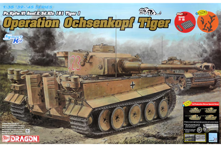 1:35 Dragon 6328 Pz.Kpfw. VI Ausf.E Sd.Kfz.181 Tiger I "Operation Ochsenkopf Tiger" - Drg6328 - DRG6328