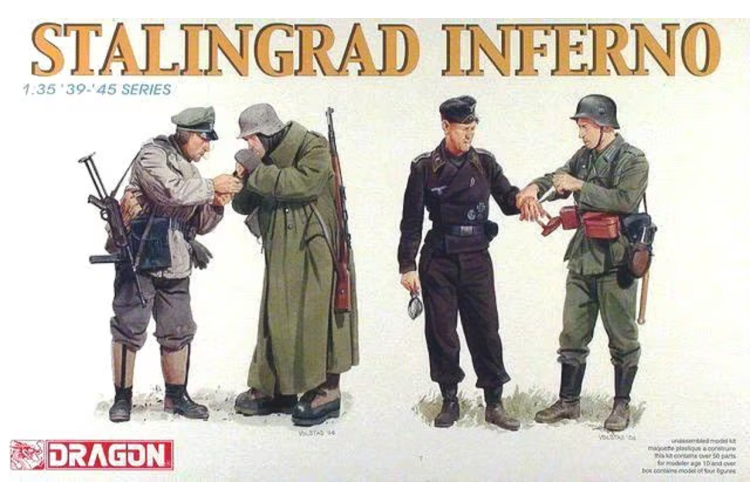 1:35 Dragon 6343 Stalingrad Inferno - 4 Figuren - Drg6343 - DRG6343