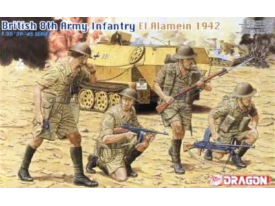 1:35 Dragon 6390 British 8th Army Infantry - El Alamein 1942 - Drg6390 - DRG6390