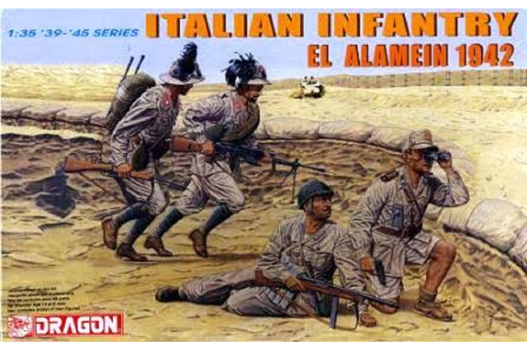 1:35 Dragon 6391 Italian Infantry - Figuren - El Alamein 1942 - Drg6391 1 - DRG6391