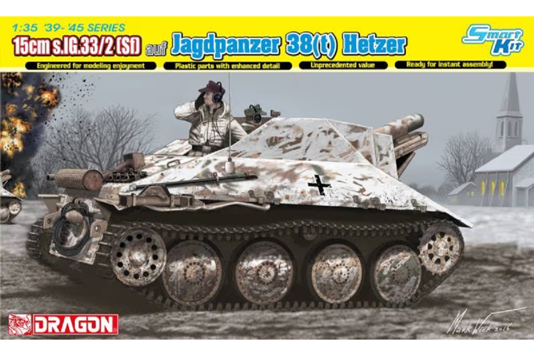1:35 Dragon 6489 15cm s.IG.33/2 (Sf) auf Jagdpanzer 38(t) Hetzer - Drg6489 1 - DRG6489