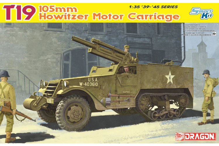 M3 Half Track T19 Howitzer Carrier - Dragon - 1:35