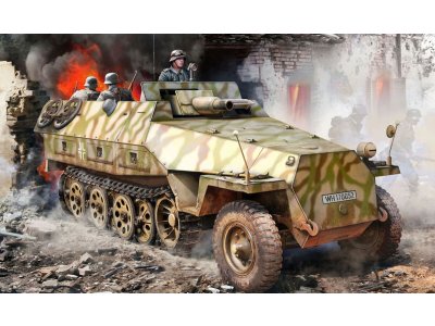 1:35 Dragon 6516 Sd.Kfz.251/9 Ausf.D with 7.5 cm Kanone 37 WWII - German Armoured Personnel Carrier - Drg6516 1 - DRG6516