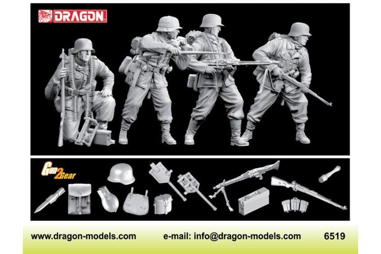 1:35 Dragon 6519 Duitse Wiking Division Kovel 1944 WWII - 4 Figuren - Drg6519 2 - DRG6519
