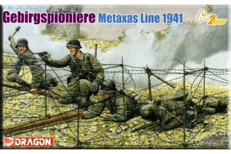 1:35 Dragon 6538 Gebirgspioniere Metaxas Line 1941 - Figures - Drg6538 - DRG6538