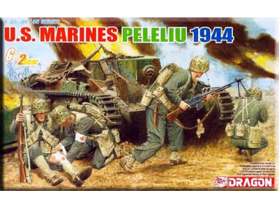 1:35 Dragon 6554 U.S. Marines - Peleliu 1944 - Drg6554 - DRG6554