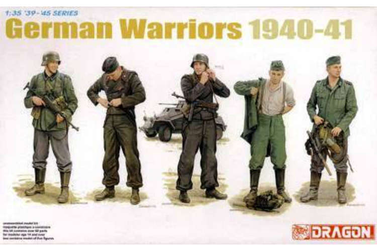 1:35 Dragon 6574 German Warriors - Figures - Drg6574 1 - DRG6574