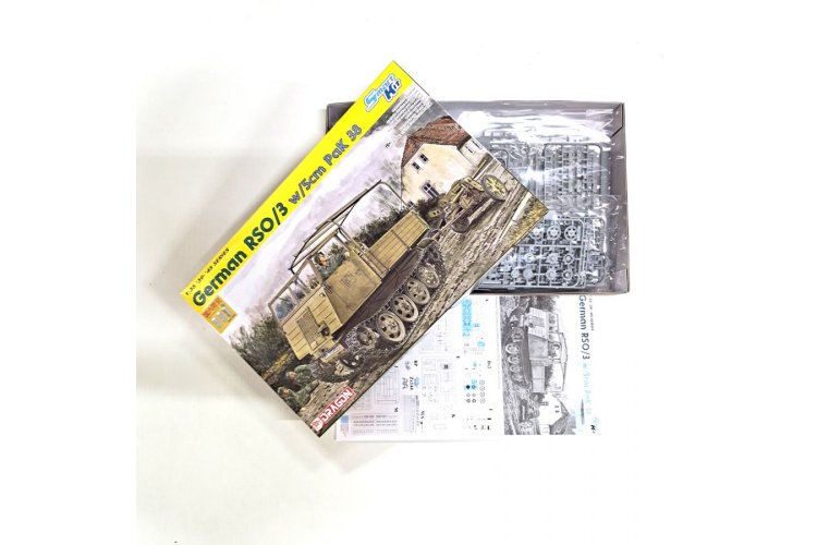 1:35 Dragon 6684 German Steyr RSO/03 with 5cm PaK 38 - Military Vehicle - Drg6684 2 - DRG6684