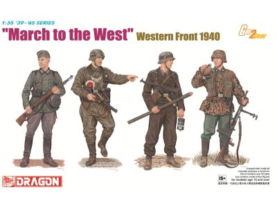 1:35 Dragon 6703 March to the West - Westerse Front 1940 - 4 Figuren - Drg6703 1 - DRG6703