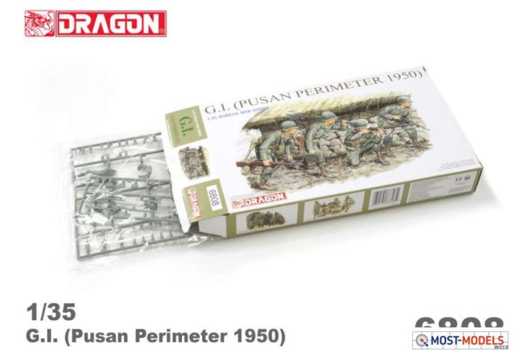 1:35 Dragon 6808 G.I. Pusan Perimeter 1950 - Drg6808 2 - DRG6808