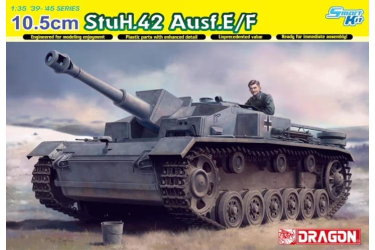 1:35 Dragon 6834 10.5cm StuH.42 Ausf.E/F Tank - Drg6834 1 - DRG6834