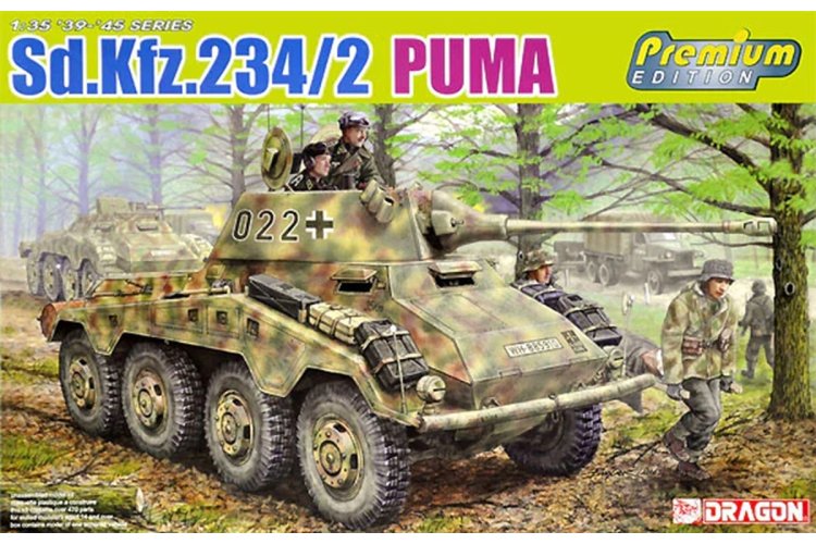 1:35 Dragon 6943 Sd.Kfz. 234/2 Puma - Premium Edition - Drg6943 1 - DRG6943