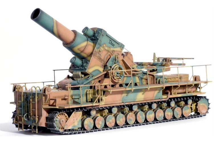 1:35 Dragon 6946 M&ouml;rser Karl / Loki WWII - Duitse Zware Mortier met 6 Figuren - Drg6946 2 - DRG6946