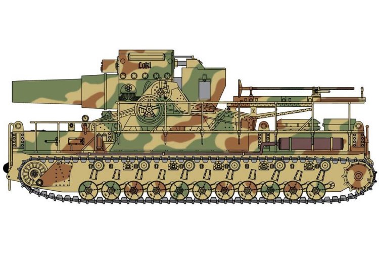 1:35 Dragon 6946 M&ouml;rser Karl / Loki WWII - Duitse Zware Mortier met 6 Figuren - Drg6946 5 - DRG6946